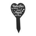 thumbnail image 3 of Heart Shaped Memorial Stake for Cemetery Grave Marker Sympathy Yard Sign Cemetery Memory Stake Decorative Cemetery Stake Memory Delicate Memory Marker, 3 of 9