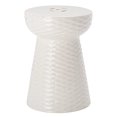 thumbnail image 3 of Safavieh Daphne Glazed Ceramic Decorative Garden Stool, Cream, 3 of 5