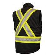 Safety Insulated 5-In-1 Parka,3XL,Black S42621