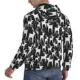thumbnail image 3 of Hoodies for Men - Mountain goat cool black Long Sleeve Comfrt Men'S Fashion Hoodies & Sweatshirts, Sweatshirts for Men Hoodies Pullover Clothing Clothes with Pouch, 3 of 7