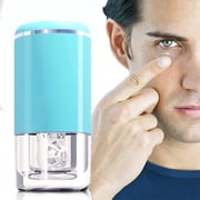 SHELLTON Contact Lens Cleaner, Portable Contact Lens Cleaning Machine,Fast Vibration Cleaning Device,Kit Daily Care for Soft Contact Lenses(White)