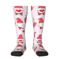 thumbnail image 1 of Fotbe Valentine Gnomes Calcetas Divertidas Estampadas para Hombre y Mujer, Calcetas de Algodón hasta la Rodilla para Caminar, Correr, Enfermería y Embarazo, 1 of 6