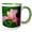 Green/White, variant on 3drose, Hybrid Bearded Iris Flower, Louisville, Kentucky - Na01 Aje0110 - Adam Jones, 11oz Two-tone Green Mug