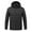 Black, variant on Men Women Heating Jacket Heated Coat 5 Heating Area USB Charging Jackets Outdoor Warm Heated Clothing for Riding Skiing