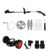 Foldable Cordless Electric Lawn Mower Adjustable Handheld Garden Cutting Power Tool For 12V Battery Lawn Trimmer ,Easy to Use