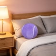 thumbnail image 6 of MMJ Simulated Tennis Ball Cushion Decorative Soft Plush Round Pillow for Home Sofa Chair Car Office Nap 7.87in, 6 of 6