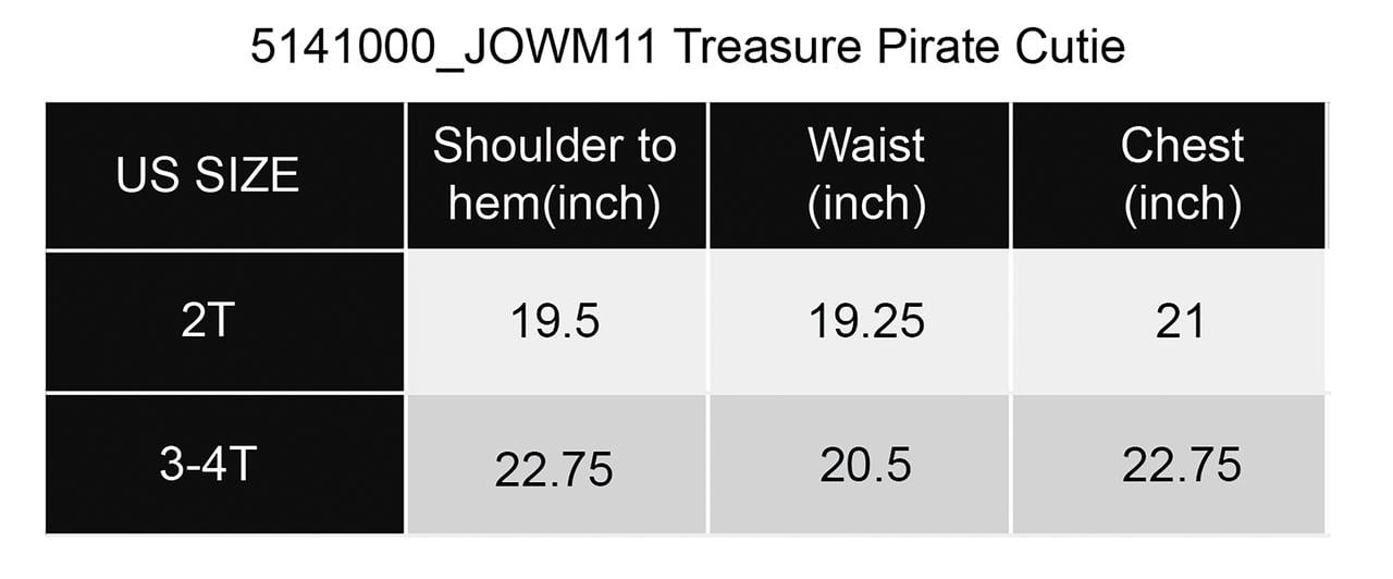 Pirate Cutie Family Matching Costume for Toddler Girls, 3T-4T, by Way to Celebrate
