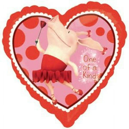 18 Inch Olivia Heart Shapped Foil Balloon