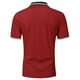 thumbnail image 3 of pstuiky camisetas de hombre, Camisa casual de verano para hombre, color liso, con solapa, de manga corta, a la moda camisas casuales para hombre l, 3 of 4