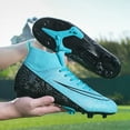 thumbnail image 6 of Men Kids Fashion Soccer Shoes Cleats Team Sports Training TF/FG Turf Lightweight Breathable Anti-slip Football Shoes Outdoor Big Size, 6 of 11