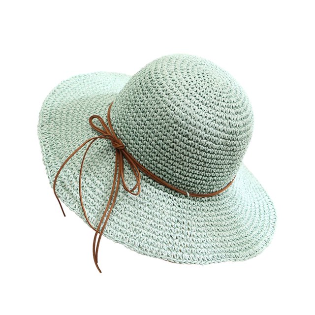 Qarigey Manténgase fresco y protegido con un sombrero de tela transpirable de amplia aplicación, peso ligero, ala de tabla, cubierta Sombreros Azul claro