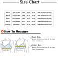 thumbnail image 3 of Busydd Bras for Women Older Full Coverage Wireless Bras for Women Comfort Supportive Front Closure Bras Fashion Floral Seamless Everyday Bra No Underwire, 3 of 6