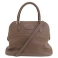 thumbnail image 1 of Pre-Owned Hermes Bolide 31 Brown Handbag Taurillon Women's HERMES (Good), 1 of 11