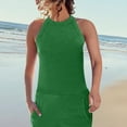 thumbnail image 2 of Timegard Womens Tank Tops Crewneck Sleeveless Racerback Solid Color Comfy Slim Blouse Casual Tops Basic Tee, 2 of 7