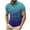 3 Light Blue, variant on Afuyipoi Men's Printed Zip Shirt,Short Sleeve Button-Down Collar Casual Vacation Tees Purple 2XL