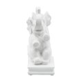 thumbnail image 2 of Sagebrook Home 7" Serre-Livres pour Éléphants, Blanc, 2 of 3