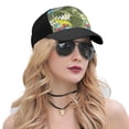 thumbnail image 5 of Naloa Surfing Dinosaur Adult adjustable Print Baseball Hat, Patchwork curved brim baseball capfor Men and Women, One Size, 5 of 5