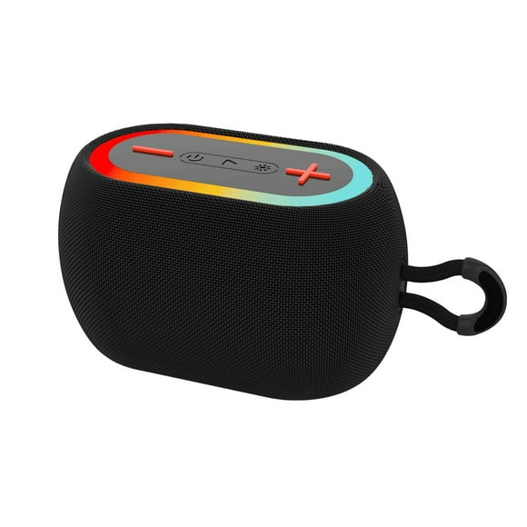 EDHITNR Clearance Bluetooth 5.3 Wireless Audio 5W High Power Interconnectable Stereo Multi Mode Playback Strong Battery Life Cool Light Effect Bluetooth Audio Black and Friday Deals