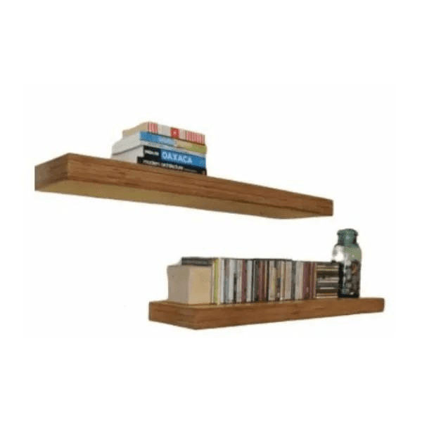 SET 2 Repisas Flotantes Libreros Empotrables en Pared Repisas Flotantes PAGODA Moderno Minimalista
