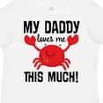 thumbnail image 4 of Inktastic Daddy Loves Me Childs Crab Boys or Girls Toddler T-Shirt, 4 of 5