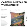 thumbnail image 2 of tropical beach sunset bird linen throw pillowcase decoration pillowcase gifting preferred 18x18 inch cushion cover 2 sets sofa pillowcase sofa bedroom living room car, 2 of 8