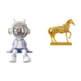 thumbnail image 1 of Estatua de , figura de escritorio, escultura de caballo, adorno de resina, decoración de estante, arte moderno, diseño realista, ideal para, 1 of 8