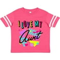 thumbnail image 3 of Inktastic I Love My Aunt- 80s Retro Style Boys or Girls Toddler T-Shirt, 3 of 5