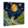 thumbnail image 2 of Stupell Industries Contemporary Impressionist Astronaut in Space Canvas Art, 17 x 17, by Angie Hawke, 2 of 8