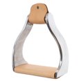 thumbnail image 4 of Showman Electric Aces Twisted Angled Aluminum Stirrups, 4 of 4