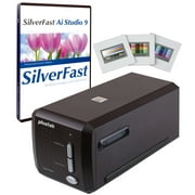 Plustek OpticFilm 8300i Ai Film Scanner - Converts 35mm Film & Slide into Digital, SilverFast Ai Studio 9   Advanced IT8 Calibration Target (3 Slide)