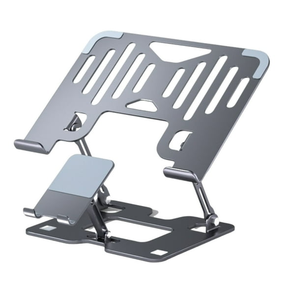 Adjustment 2 In 1 Laptop And Phone Stand Foldable For Tablets PC Cooling Holder