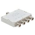 thumbnail image 1 of 4 Way RF Power Divider, RF Power Splitter Sandblasted 800~2500MHz Non Dead Spot Conductive Oxide Low Loss 35W  For Energy Dividing, 1 of 8