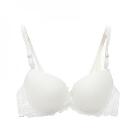 

BRAND[Delivery On Time!]Lace Women Bra Push Up Bra Lace Push-up Breast Underwear Adjustment Push Up Support Bra Black 75A/45A