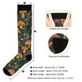 thumbnail image 3 of FORMRS Womens Knee High Socks Casual Long Thick Travel Daily Wear, 1 Pair, Orange Mushroom, 3 of 6