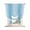 Blue, variant on Blue Ombre Tie Up Curtains for Small Windows,Adjustable Rod Pocket Valance 45 Inch Short, Modern Abstract Art Farmhouse Gradient Window Treatment Balloon Roman Blind Shade, 34" x 45"