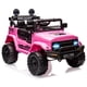 thumbnail image 1 of Camión eléctrico para niños 12V con control remoto, suspensión de resorte, luces LED, Bluetooth, 3 velocidades, 1 of 7