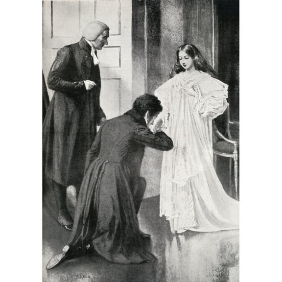 Posterazzi DPI1860643LARGE Queen Victoria 1819-1901 Receiving the News of Her Accession At Kensington Poster Print, 24 x 36