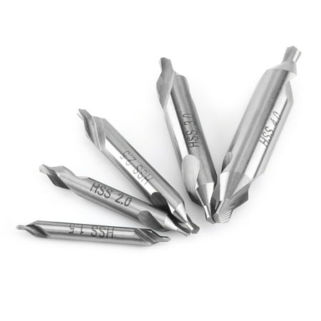 

Durable Center Drill Bit 60 Degree Angle Center Drill Bit Set For Woodworking Door Window Cabinet Total