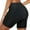Black, variant on Women's High Waist Swim Shorts Comfortable Bikini Bottoms for Beach Pool Summer Fashion Athletic Swimwear