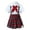 White, variant on ZDHoor Kids Girls Japanese School Girls Bowknot Shirt Suspender Pleated Skirt JK Uniform Type A Black 13-14