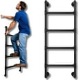 thumbnail image 5 of 4-Step Wall-Mounted Ladder – Basement Egress Window Well Exit – 4 Rung Wall-Fixed Ladder, 5 of 9