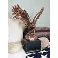 thumbnail image 2 of King Of The Skies Bald Eagle On Rock Stretching Out Wings Figurine With Base, 2 of 7