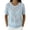 Light Blue, variant on Womens Summer Crew Neck Short Sleeve Sweater Casual Crochet Hollow Out Knit Pullover Beach Coverup (Light Blue,S)