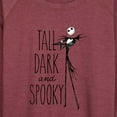 thumbnail image 3 of The Nightmare Before Christmas - Tall Dark and Spooky - Women's Lightweight French Terry Long Sleeve Shirt, 3 of 5