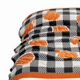 thumbnail image 4 of Blanket 1 - Sac Fall Blanket Orange Pumpkin Throw Blanket For Couch Ribbed Soft Decorative Blanket Black White Checkered Pumpkin Throw Blankets For Halloween, 4 of 8