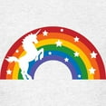 thumbnail image 3 of CafePress - Retro Rainbow Unicorn T Shirt - Light T-Shirt Kids XS-XL, 3 of 4