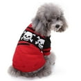 thumbnail image 1 of Cráneo Halloween mascota suéter ropa para mascotas perro otoño suéter931, 1 of 6
