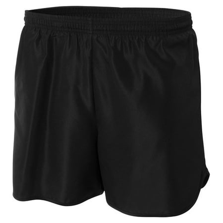 Adidas 8 Inch Shorts - A4 Apparel N5344 4 Inch Running Shorts - Black - Small