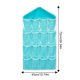 thumbnail image 3 of Organizador de calcetines colgantes de 16 bolsillos para bolsa de almacenamiento de ropa interior de armario (azul), 3 of 5
