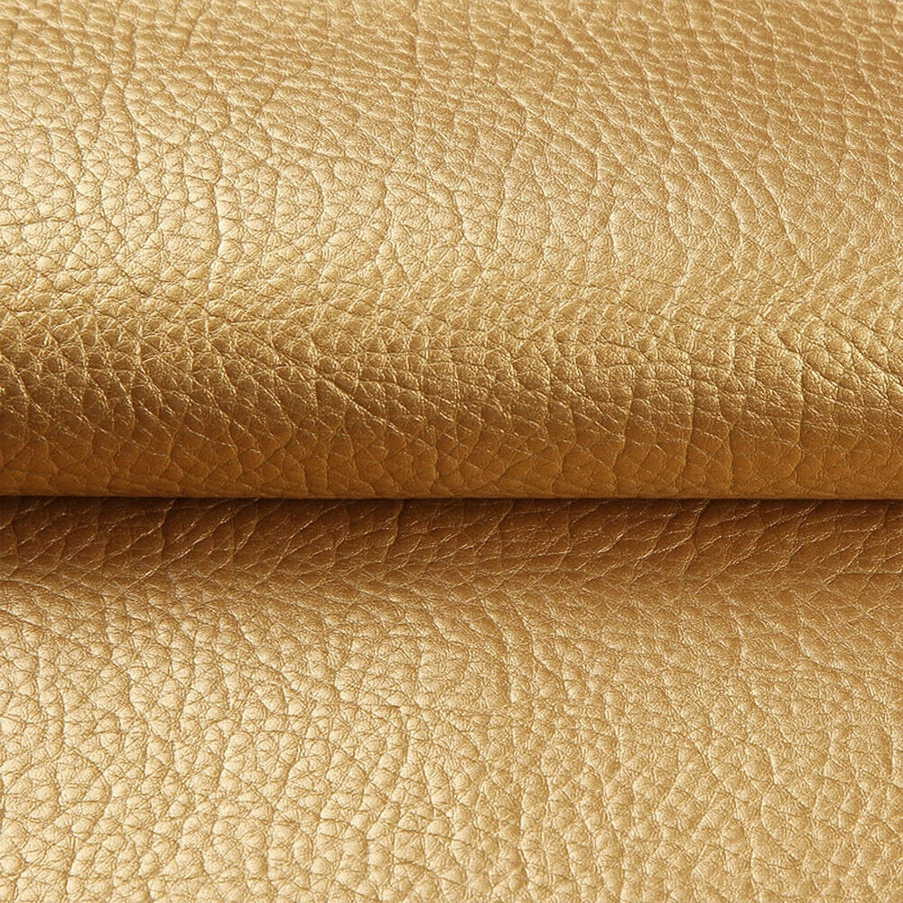 54 Wide Dark Gold Faux Leather By The Yard – The HomeCentric